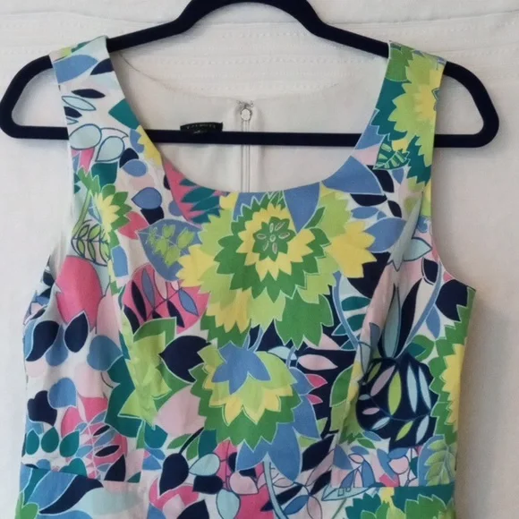 TALBOT'S dress floral print size 8 💐💐💐 - Picture 5 of 7